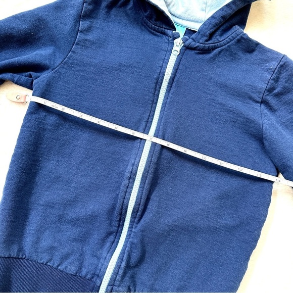 ⭐️ 5 for $25 Blue Cotton Hooded Jacket Size 8/9 134 cm - Picture 4 of 5